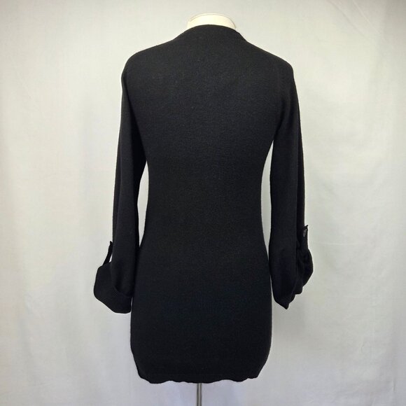 Theory Amaya 100% Cashmere Tunic Cardigan Sweater Black Size Small NWT - Picture 7 of 14